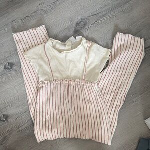 Stripped Romper + Tee